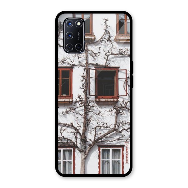 Tree House Glass Back Case for Oppo A52