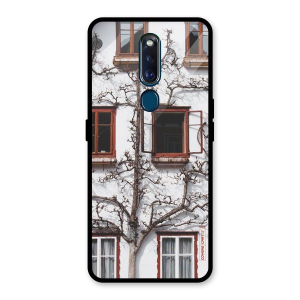 Tree House Glass Back Case for Oppo F11 Pro