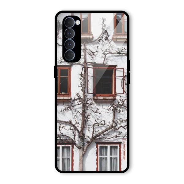 Tree House Glass Back Case for Oppo Reno4 Pro