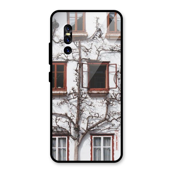 Tree House Glass Back Case for Vivo V15 Pro