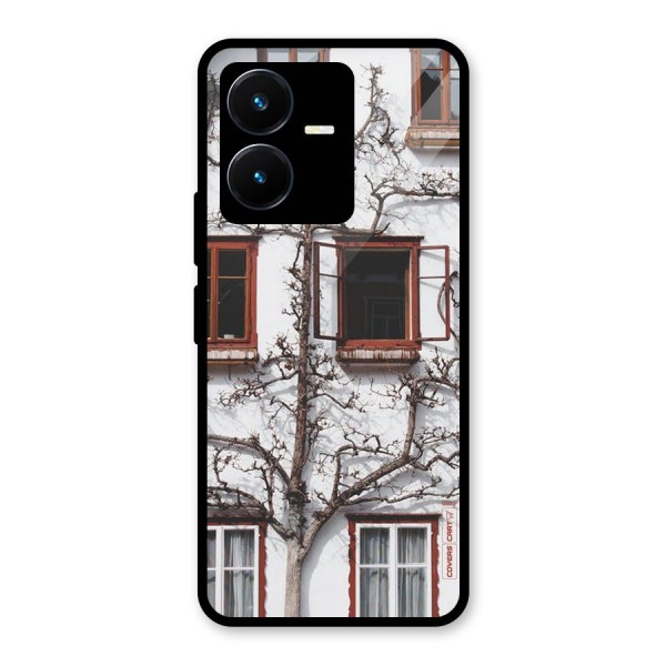 Tree House Glass Back Case for Vivo Y22