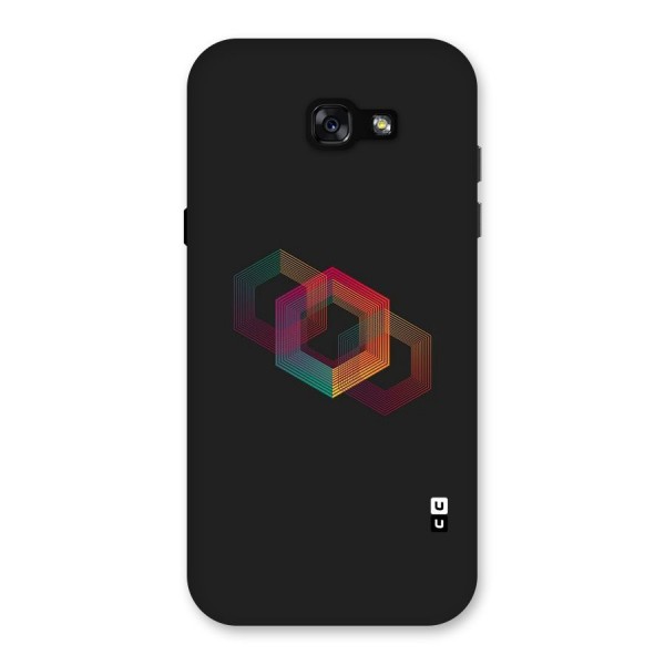 Tri-hexa Colours Back Case for Galaxy A7 (2017)