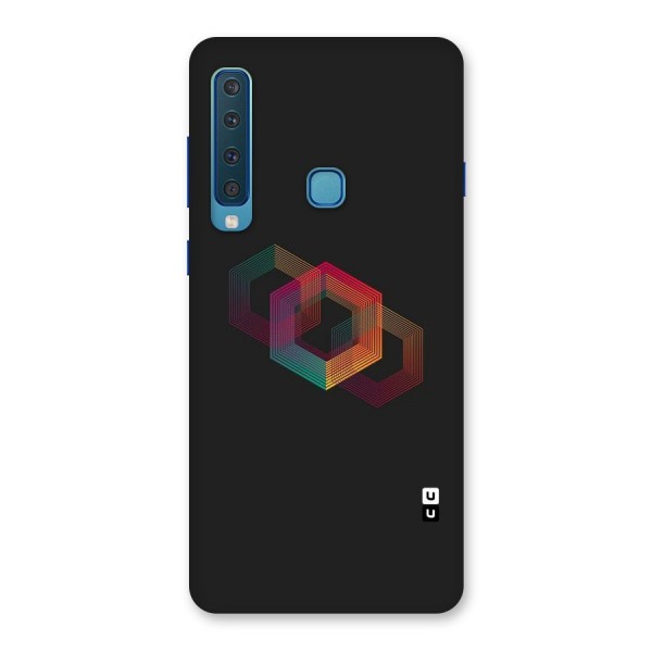 Tri-hexa Colours Back Case for Galaxy A9 (2018)