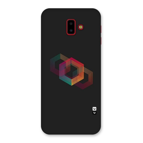 Tri-hexa Colours Back Case for Galaxy J6 Plus