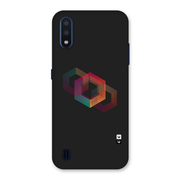 Tri-hexa Colours Back Case for Galaxy M01