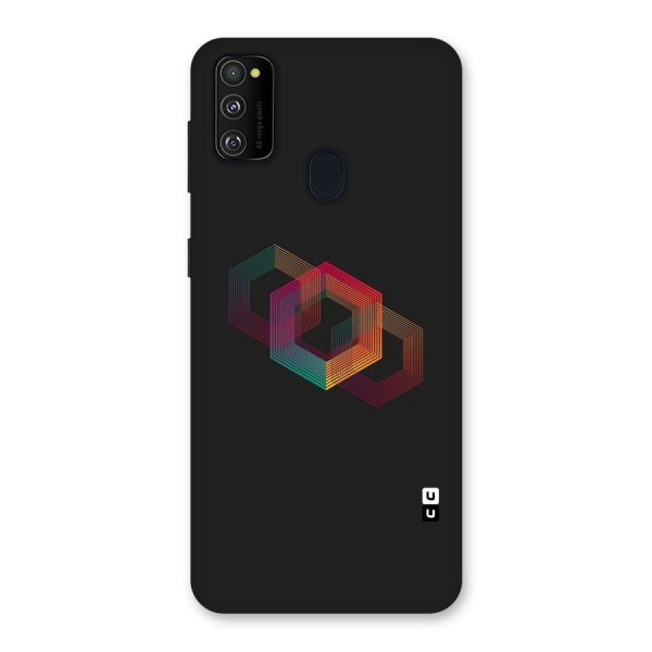 Tri-hexa Colours Back Case for Galaxy M21