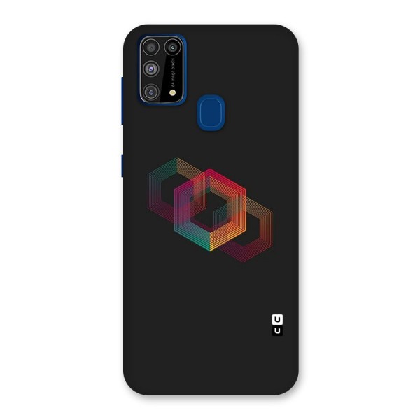 Tri-hexa Colours Back Case for Galaxy M31