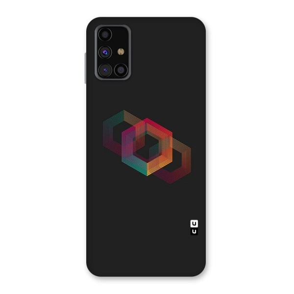 Tri-hexa Colours Back Case for Galaxy M31s