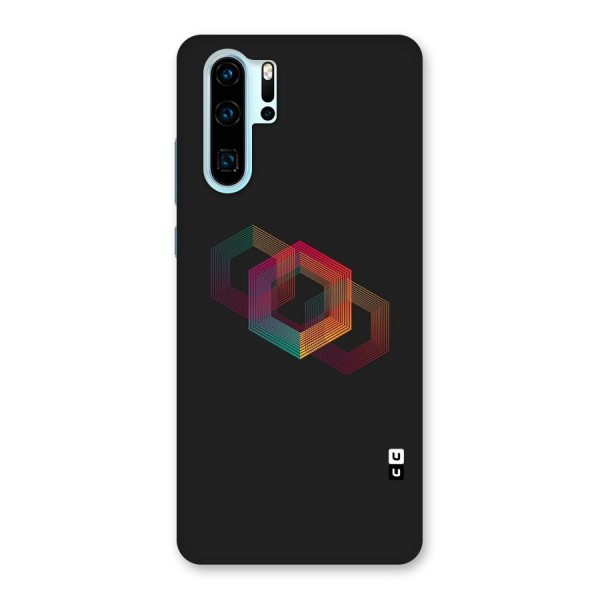 Tri-hexa Colours Back Case for Huawei P30 Pro