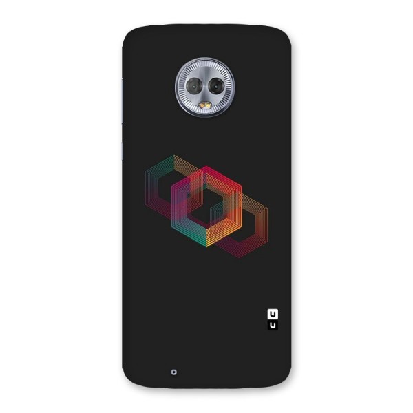 Tri-hexa Colours Back Case for Moto G6