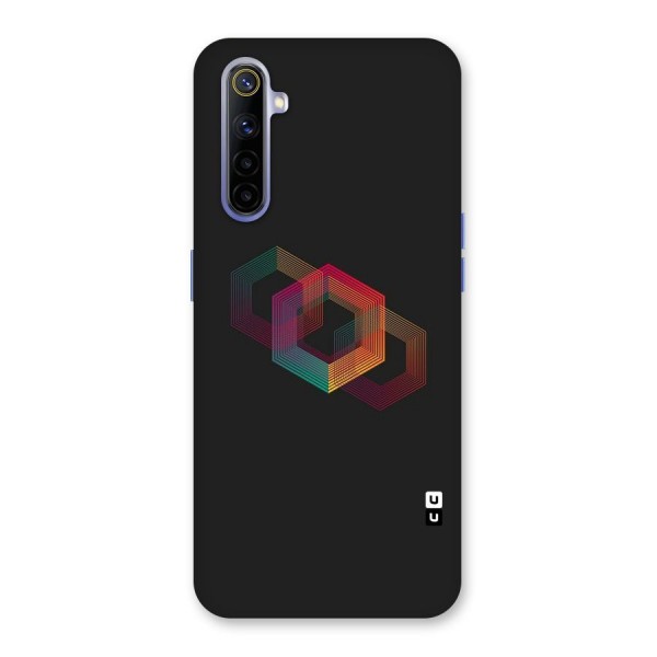 Tri-hexa Colours Back Case for Realme 6