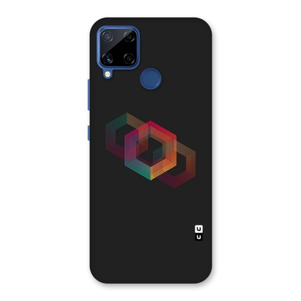 Tri-hexa Colours Back Case for Realme C12