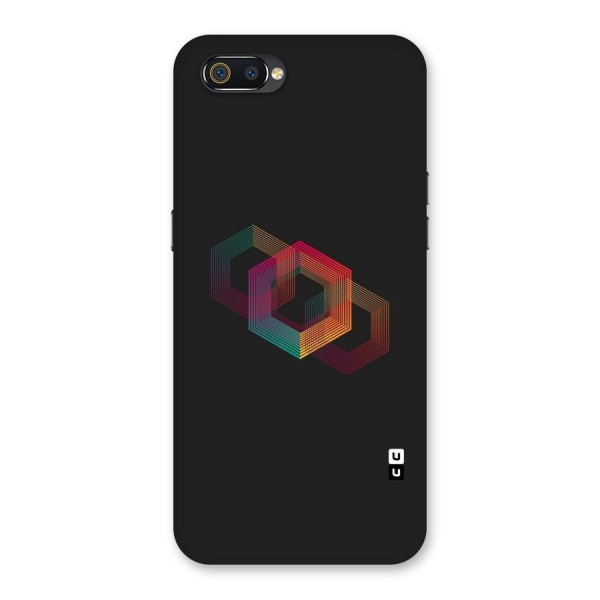 Tri-hexa Colours Back Case for Realme C2