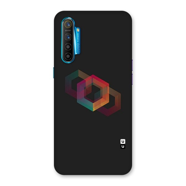 Tri-hexa Colours Back Case for Realme XT