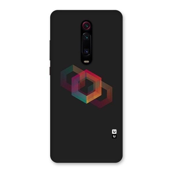 Tri-hexa Colours Back Case for Redmi K20