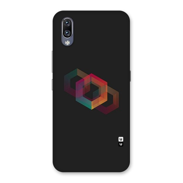 Tri-hexa Colours Back Case for Vivo NEX