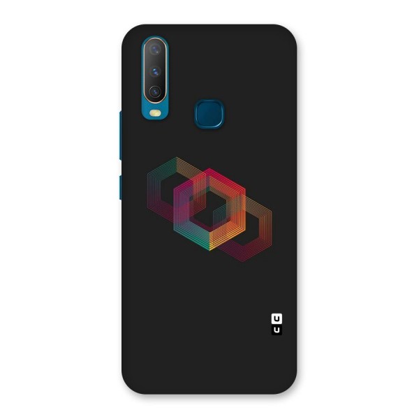 Tri-hexa Colours Back Case for Vivo Y15