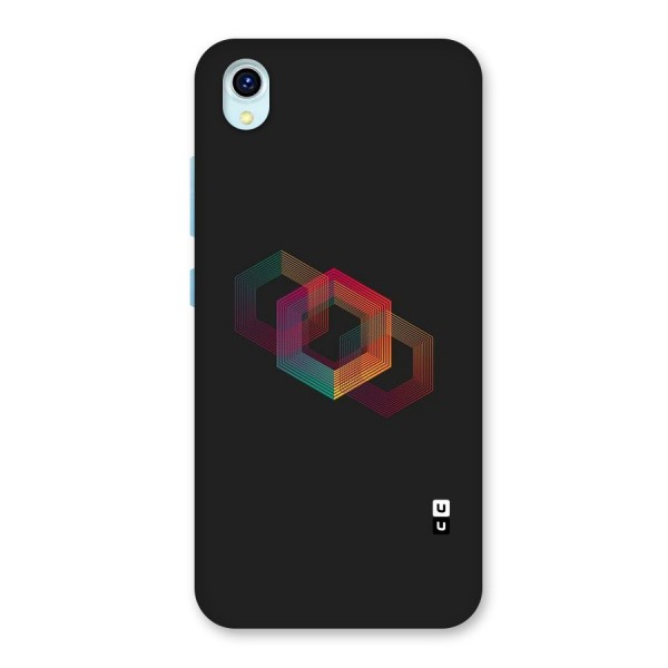 Tri-hexa Colours Back Case for Vivo Y1s