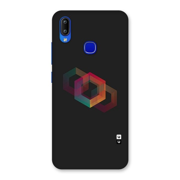 Tri-hexa Colours Back Case for Vivo Y91