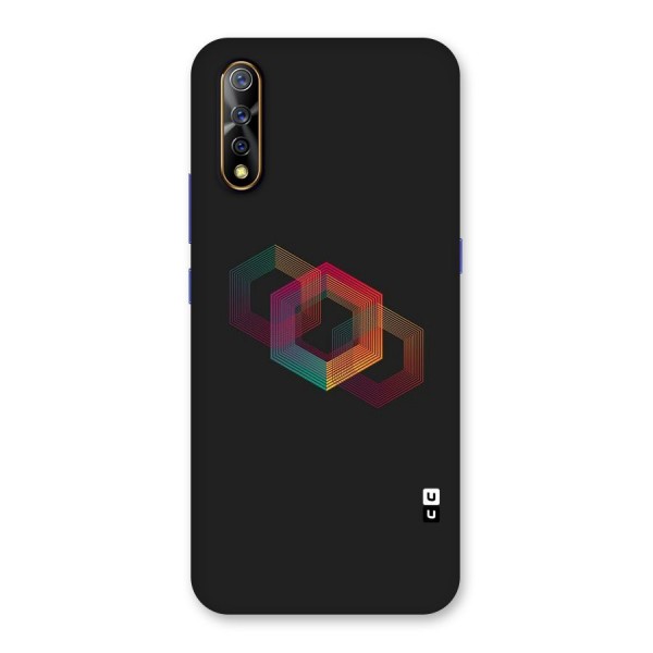 Tri-hexa Colours Back Case for Vivo Z1x