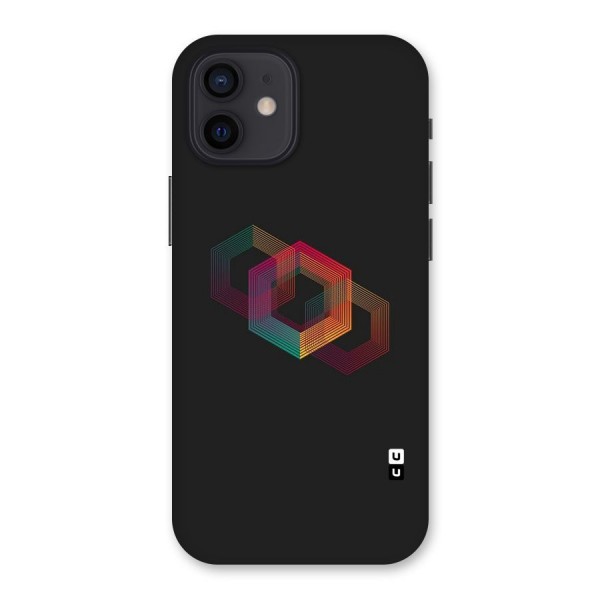 Tri-hexa Colours Back Case for iPhone 12