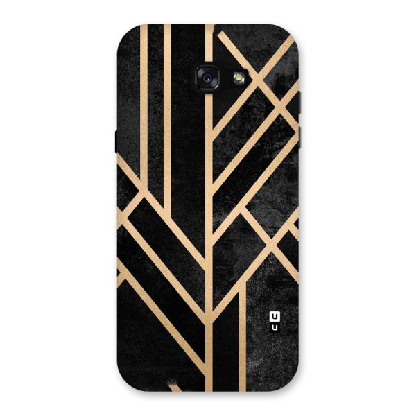 Tri Lines Gold Back Case for Galaxy A7 (2017)