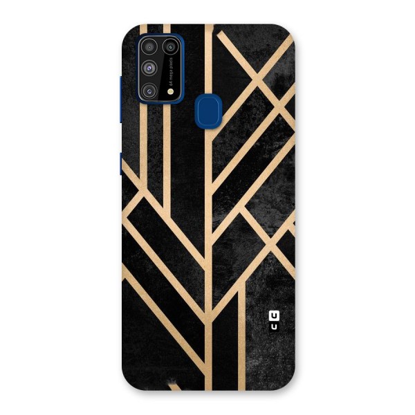 Tri Lines Gold Back Case for Galaxy F41