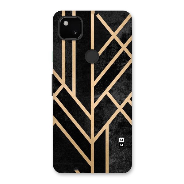 Tri Lines Gold Back Case for Google Pixel 4a