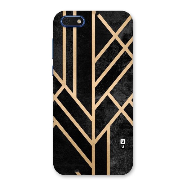 Tri Lines Gold Back Case for Honor 7s