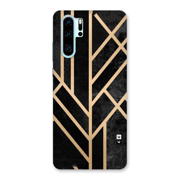 Tri Lines Gold Back Case for Huawei P30 Pro