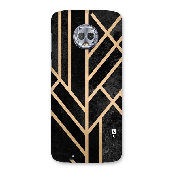 Tri Lines Gold Back Case for Moto G6