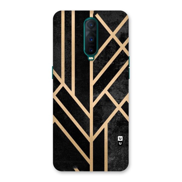 Tri Lines Gold Back Case for Oppo R17 Pro