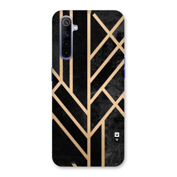 Tri Lines Gold Back Case for Realme 6