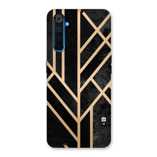 Tri Lines Gold Back Case for Realme 6 Pro