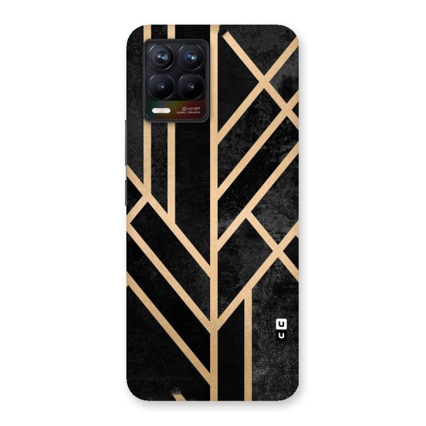 Tri Lines Gold Back Case for Realme 8