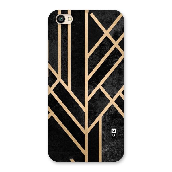 Tri Lines Gold Back Case for Redmi Y1 Lite