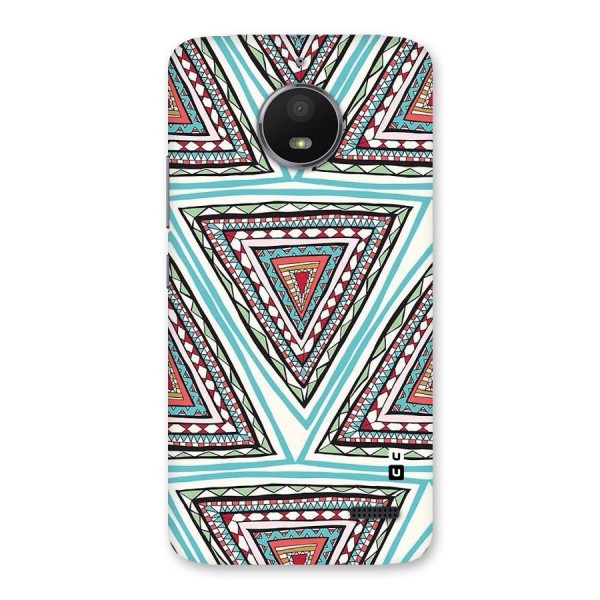 Triangle Abstract Mode Back Case for Moto E4