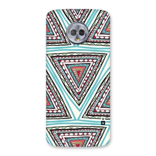 Triangle Abstract Mode Back Case for Moto G6