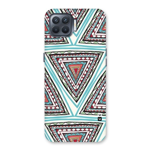 Triangle Abstract Mode Back Case for Oppo F17 Pro