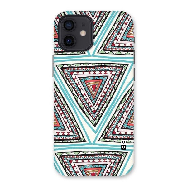 Triangle Abstract Mode Back Case for iPhone 12