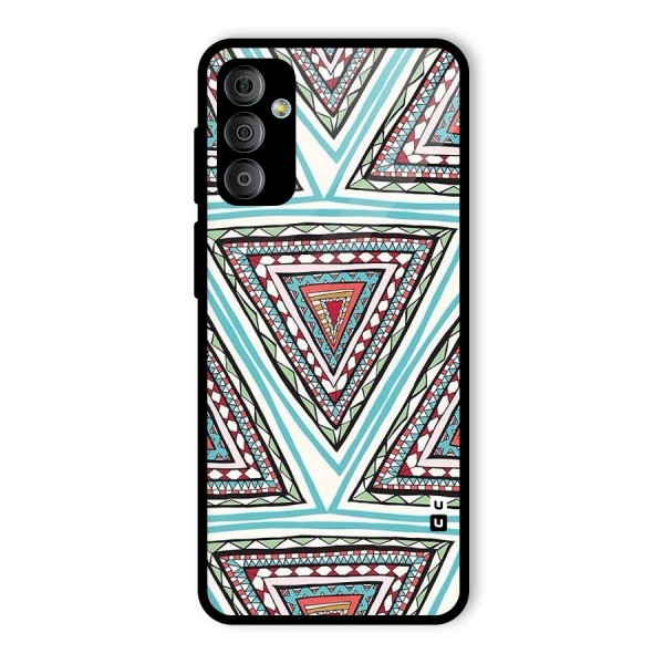 Triangle Abstract Mode Glass Back Case for Galaxy F23