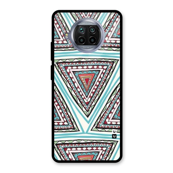 Triangle Abstract Mode Glass Back Case for Mi 10i