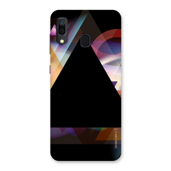 Triangle Black Abstract Back Case for Galaxy A20