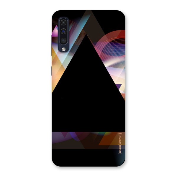 Triangle Black Abstract Back Case for Galaxy A50