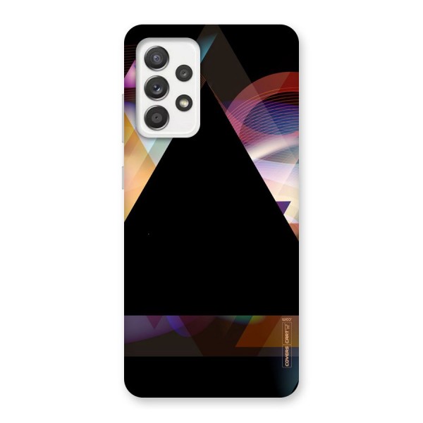 Triangle Black Abstract Back Case for Galaxy A52