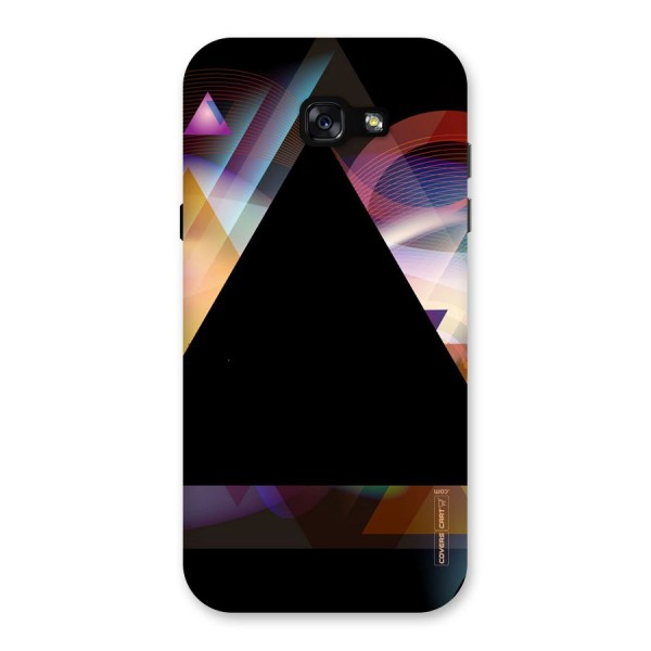 Triangle Black Abstract Back Case for Galaxy A7 (2017)