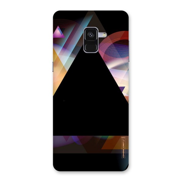 Triangle Black Abstract Back Case for Galaxy A8 Plus