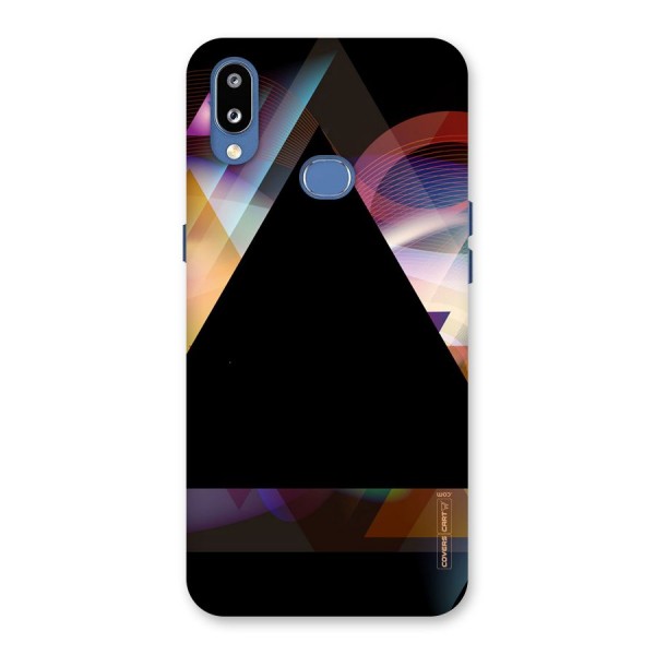 Triangle Black Abstract Back Case for Galaxy M01s