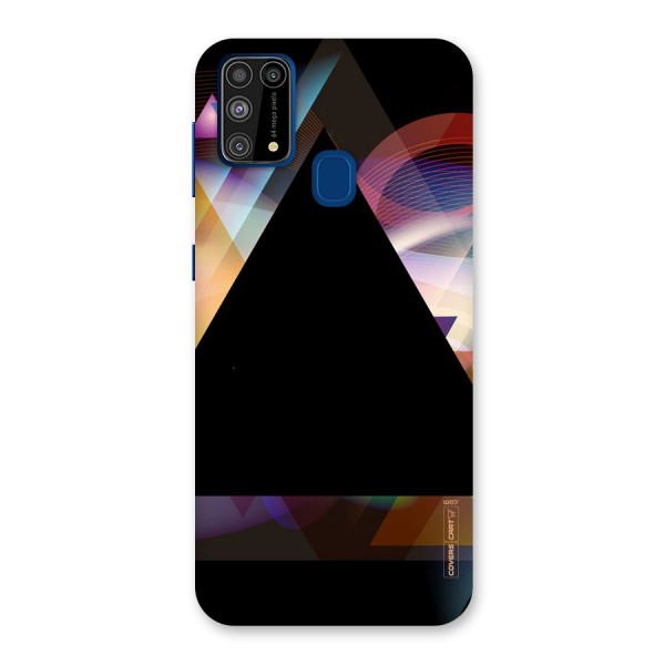 Triangle Black Abstract Back Case for Galaxy M31