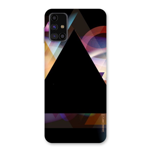 Triangle Black Abstract Back Case for Galaxy M31s